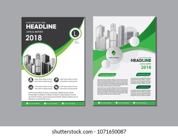 Business abstract vector template. Brochure design, cover modern layout, annual report, poster, flyer in A4 with colorful triangles, geometric shapes for tech, science, market with light background