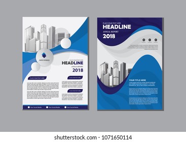 Business abstract vector template. Brochure design, cover modern layout, annual report, poster, flyer in A4 with colorful triangles, geometric shapes for tech, science, market with light background
