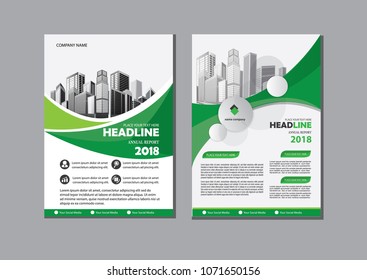 Business abstract vector template. Brochure design, cover modern layout, annual report, poster, flyer in A4 with colorful triangles, geometric shapes for tech, science, market with light background