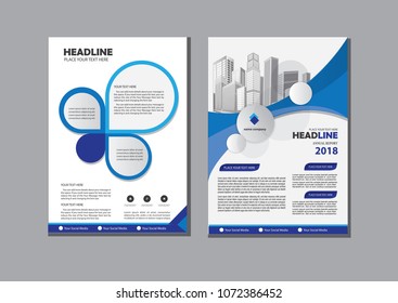 Business abstract vector template. Brochure design, cover modern layout, annual report, poster, flyer in A4 with colorful triangles, geometric shapes for tech, science, market with light background