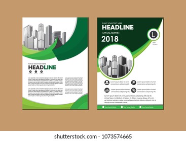 Business abstract vector template. Brochure design, cover modern layout, annual report, poster, flyer in A4 with colorful triangles, geometric shapes for tech, science, market with light background