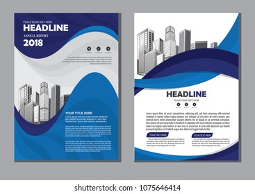 Business abstract vector template. Brochure design, cover modern layout, annual report, poster, flyer in A4 with colorful triangles, geometric shapes for tech, science, market with light background