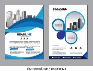 Business abstract vector template. Brochure design, cover modern layout, annual report, poster, flyer in A4 with colorful triangles, geometric shapes for tech, science, market with light background