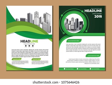 Business abstract vector template. Brochure design, cover modern layout, annual report, poster, flyer in A4 with colorful triangles, geometric shapes for tech, science, market with light background