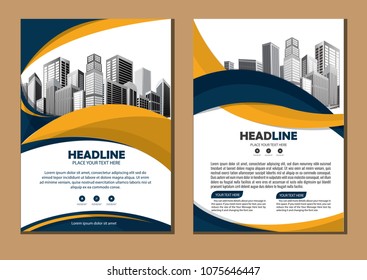 Business abstract vector template. Brochure design, cover modern layout, annual report, poster, flyer in A4 with colorful triangles, geometric shapes for tech, science, market with light background
