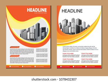Business abstract vector template. Brochure design, cover modern layout, annual report, poster, flyer in A4 with colorful triangles, geometric shapes for tech, science, market with light backgroun