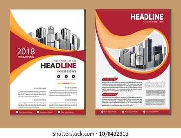 Business abstract vector template. Brochure design, cover modern layout, annual report, poster, flyer in A4 with colorful triangles, geometric shapes for tech, science, market with light backgroun