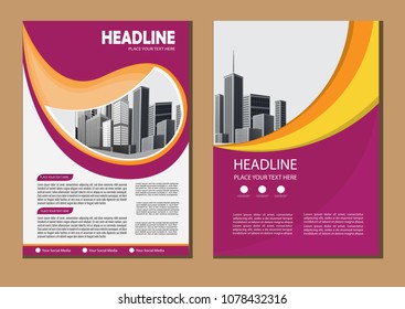 Business abstract vector template. Brochure design, cover modern layout, annual report, poster, flyer in A4 with colorful triangles, geometric shapes for tech, science, market with light backgroun