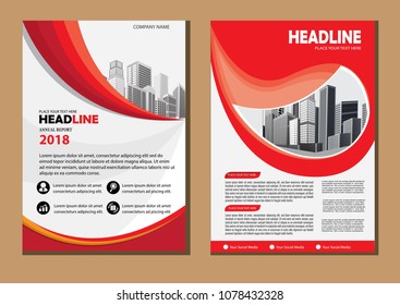Business abstract vector template. Brochure design, cover modern layout, annual report, poster, flyer in A4 with colorful triangles, geometric shapes for tech, science, market with light background