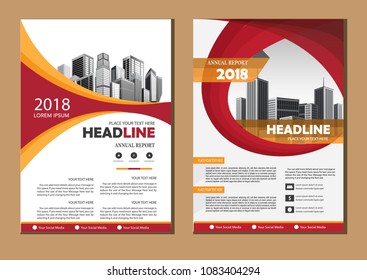 Business abstract vector template. Brochure design, cover modern layout, annual report, poster, flyer in A4 with colorful triangles, geometric shapes for tech, science, market with light background
