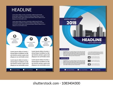 Business abstract vector template. Brochure design, cover modern layout, annual report, poster, flyer in A4 with colorful triangles, geometric shapes for tech, science, market with light background