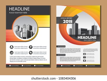 Business abstract vector template. Brochure design, cover modern layout, annual report, poster, flyer in A4 with colorful triangles, geometric shapes for tech, science, market with light background