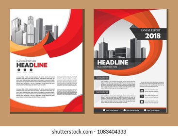 Business abstract vector template. Brochure design, cover modern layout, annual report, poster, flyer in A4 with colorful triangles, geometric shapes for tech, science, market with light background