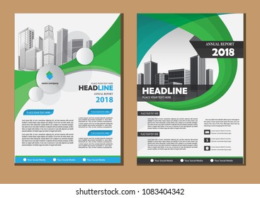 Business abstract vector template. Brochure design, cover modern layout, annual report, poster, flyer in A4 with colorful triangles, geometric shapes for tech, science, market with light background