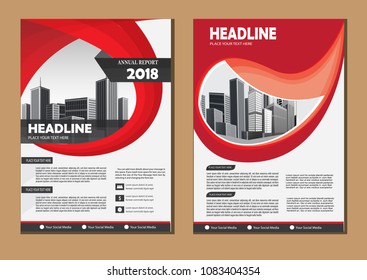 Business abstract vector template. Brochure design, cover modern layout, annual report, poster, flyer in A4 with colorful triangles, geometric shapes for tech, science, market with light background