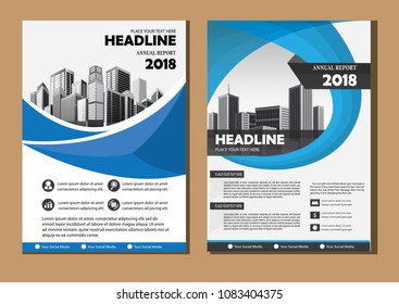 Business abstract vector template. Brochure design, cover modern layout, annual report, poster, flyer in A4 with colorful triangles, geometric shapes for tech, science, market with light background