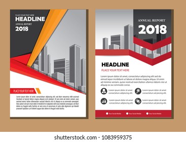 Business abstract vector template. Brochure design, cover modern layout, annual report, poster, flyer in A4 with colorful triangles, geometric shapes for tech, science, market with light background