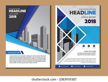 Business abstract vector template. Brochure design, cover modern layout, annual report, poster, flyer in A4 with colorful triangles, geometric shapes for tech, science, market with light background