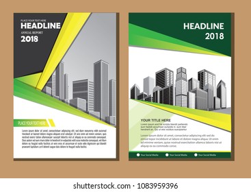 Annual Report Brochure Flyer Design Template Stock Vector (Royalty Free ...