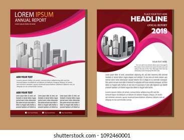 Business abstract vector template. Brochure design, cover modern layout, annual report, poster, flyer in A4 with colorful triangles, geometric shapes for tech, science, market with light background