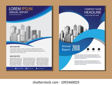 Business abstract vector template. Brochure design, cover modern layout, annual report, poster, flyer in A4 with colorful triangles, geometric shapes for tech, science, market with light background