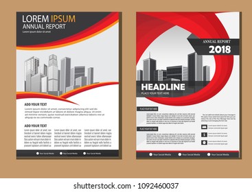 Business abstract vector template. Brochure design, cover modern layout, annual report, poster, flyer in A4 with colorful triangles, geometric shapes for tech, science, market with light background
