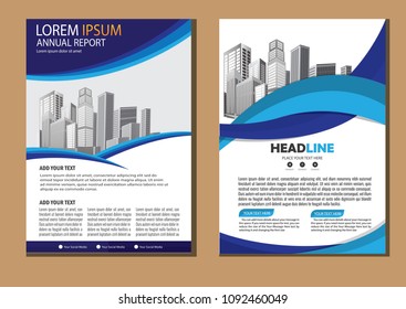 Business abstract vector template. Brochure design, cover modern layout, annual report, poster, flyer in A4 with colorful triangles, geometric shapes for tech, science, market with light background