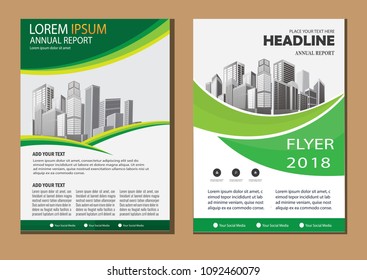 Business abstract vector template. Brochure design, cover modern layout, annual report, poster, flyer in A4 with colorful triangles, geometric shapes for tech, science, market with light background