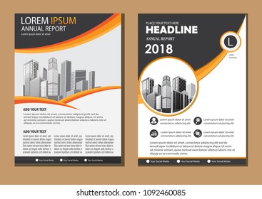Business abstract vector template. Brochure design, cover modern layout, annual report, poster, flyer in A4 with colorful triangles, geometric shapes for tech, science, market with light background