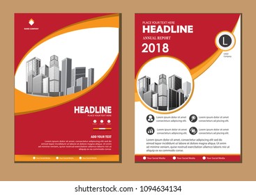 Business abstract vector template. Brochure design, cover modern layout, annual report, poster, flyer in A4 with colorful triangles, geometric shapes for tech, science, market with light background