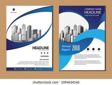 Business abstract vector template. Brochure design, cover modern layout, annual report, poster, flyer in A4 with colorful triangles, geometric shapes for tech, science, market with light background