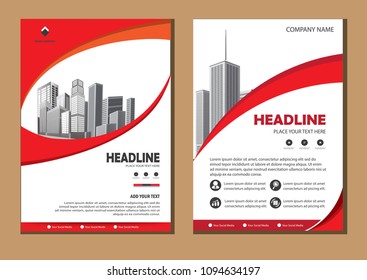 Business abstract vector template. Brochure design, cover modern layout, annual report, poster, flyer in A4 with colorful triangles, geometric shapes for tech, science, market with light background