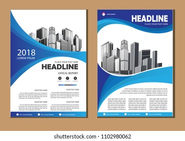 Business abstract vector template. Brochure design, cover modern layout, annual report, poster, flyer in A4 with colorful triangles, geometric shapes for tech, science, market with light background