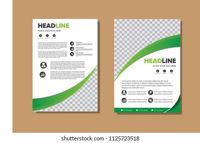 Business abstract vector template. Brochure design, cover modern layout, annual report, poster, flyer in A4 with colorful triangles, geometric shapes for tech, science, market with light background