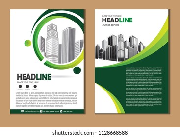Business abstract vector template. Brochure design, cover modern layout, annual report, poster, flyer in A4 with colorful triangles, geometric shapes for tech, science, market with light background