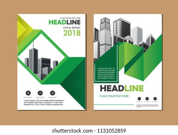 Business abstract vector template. Brochure design, cover modern layout, annual report, poster, flyer in A4 with colorful triangles, geometric shapes for tech, science, market with light background