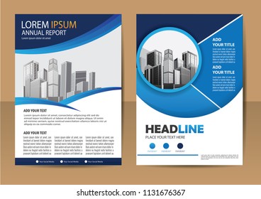 Business abstract vector template. Brochure design, cover modern layout, annual report, poster, flyer in A4 with colorful triangles, geometric shapes for tech, science, market with light background