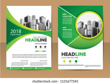 Business abstract vector template. Brochure design, cover modern layout, annual report, poster, flyer in A4 with colorful triangles, geometric shapes for tech, science, market with light background