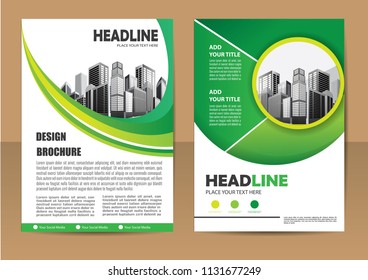 Business abstract vector template. Brochure design, cover modern layout, annual report, poster, flyer in A4 with colorful triangles, geometric shapes for tech, science, market with light background