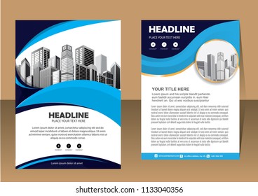 Business abstract vector template. Brochure design, cover modern layout, annual report, poster, flyer in A4 with colorful triangles, geometric shapes for tech, science, market with light background