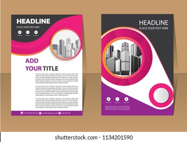 Business abstract vector template. Brochure design, cover modern layout, annual report, poster, flyer in A4 with colorful triangles, geometric shapes for tech, science, market with light background