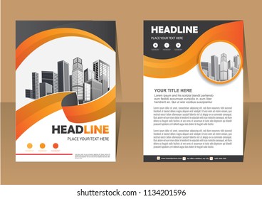 Business abstract vector template. Brochure design, cover modern layout, annual report, poster, flyer in A4 with colorful triangles, geometric shapes for tech, science, market with light background