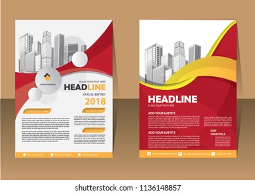Business abstract vector template. Brochure design, cover modern layout, annual report, poster, flyer in A4 with colorful triangles, geometric shapes for tech, science, market with light background