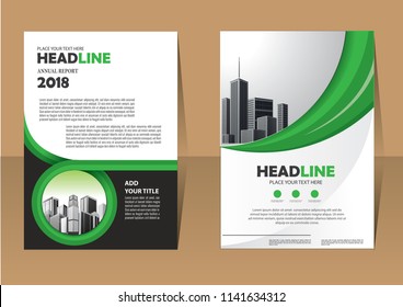 Business abstract vector template. Brochure design, cover modern layout, annual report, poster, flyer in A4 with colorful triangles, geometric shapes for tech, science, market with light background