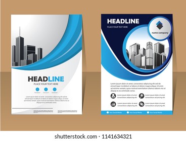 Business abstract vector template. Brochure design, cover modern layout, annual report, poster, flyer in A4 with colorful triangles, geometric shapes for tech, science, market with light background