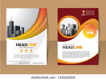 Business abstract vector template. Brochure design, cover modern layout, annual report, poster, flyer in A4 with colorful triangles, geometric shapes for tech, science, market with light background