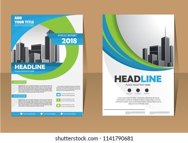 Business abstract vector template. Brochure design, cover modern layout, annual report, poster, flyer in A4 with colorful triangles, geometric shapes for tech, science, market with light background