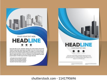 Business abstract vector template. Brochure design, cover modern layout, annual report, poster, flyer in A4 with colorful triangles, geometric shapes for tech, science, market with light background