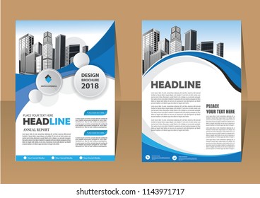 Business abstract vector template. Brochure design, cover modern layout, annual report, poster, flyer in A4 with colorful triangles, geometric shapes for tech, science, market with light background
