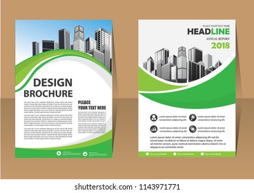 Business abstract vector template. Brochure design, cover modern layout, annual report, poster, flyer in A4 with colorful triangles, geometric shapes for tech, science, market with light background